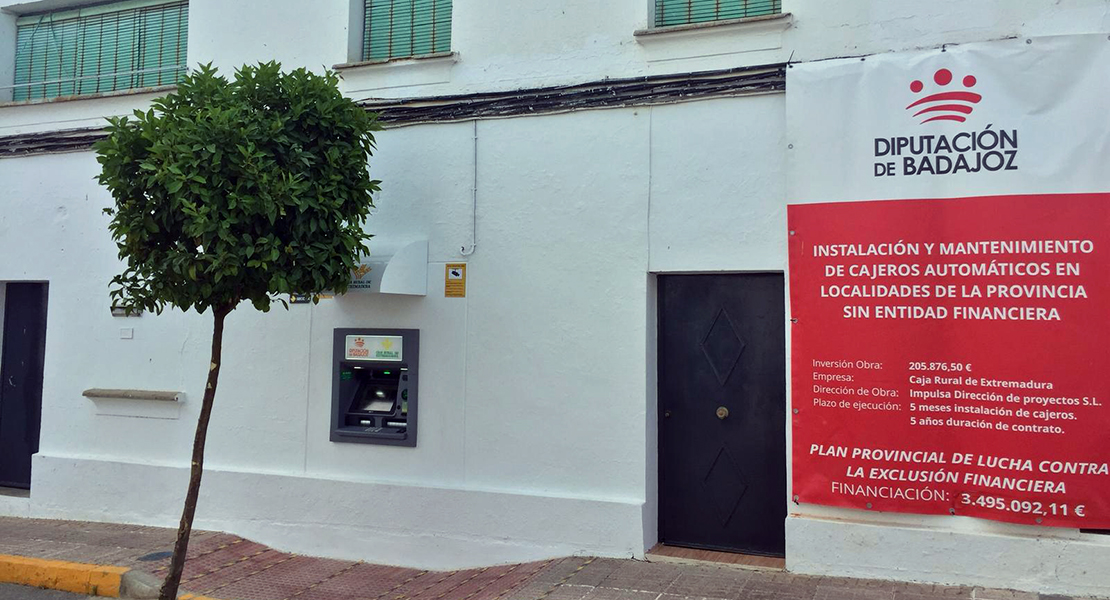 25 pequeñas poblaciones de la provincia ya disponen de cajeros automáticos