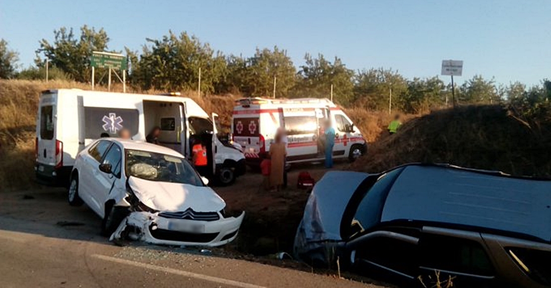 Dos heridos en un accidente en la BA-022