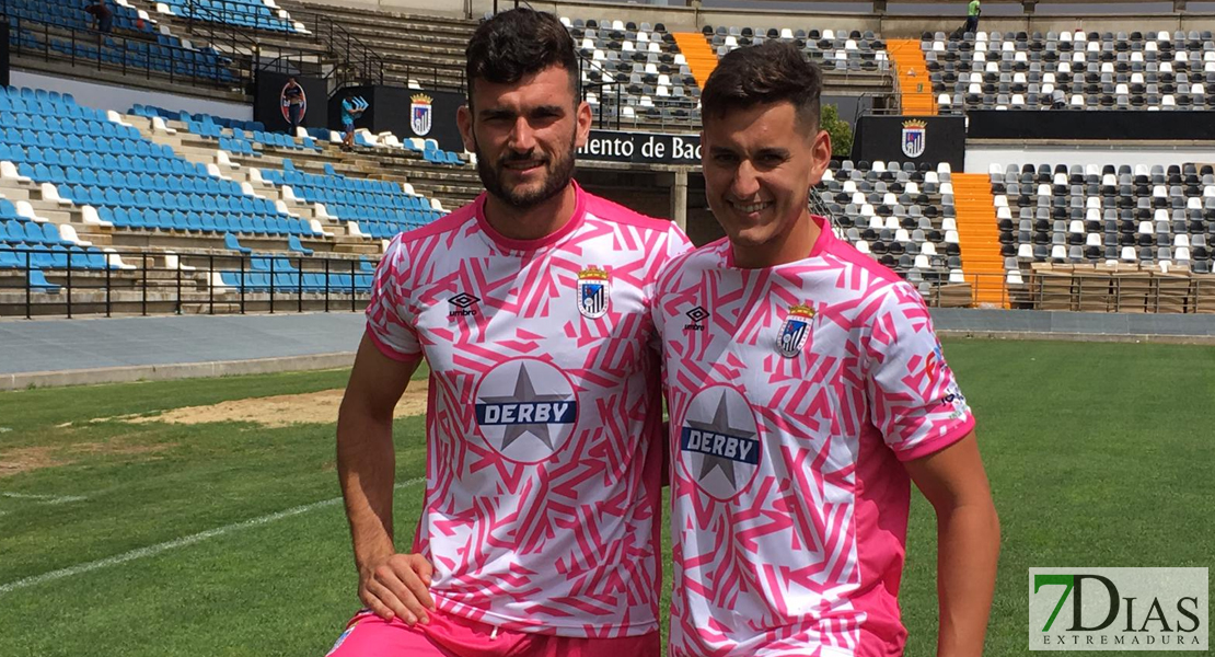 Caballero y Vázquez están deseando empezar la liga con el CD. Badajoz