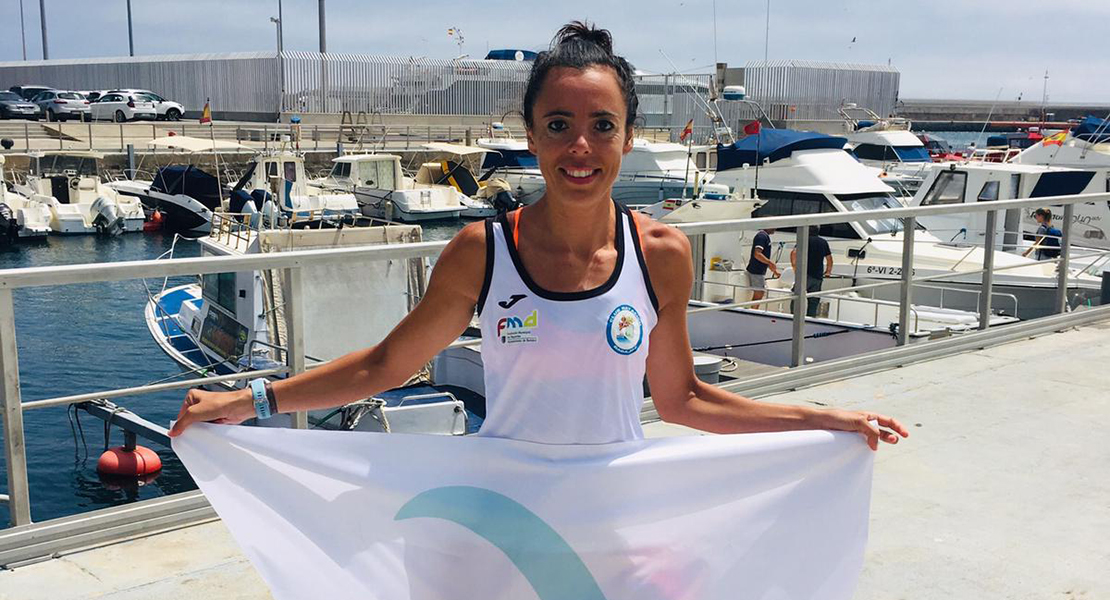 Fátima Díaz se convierte en la primera extremeña en cruzar el Estrecho de Gibraltar a nado