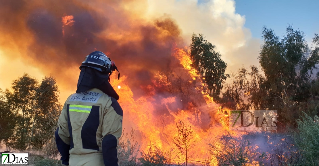 Alerta extrema por incendios en algunas zonas de Extremadura