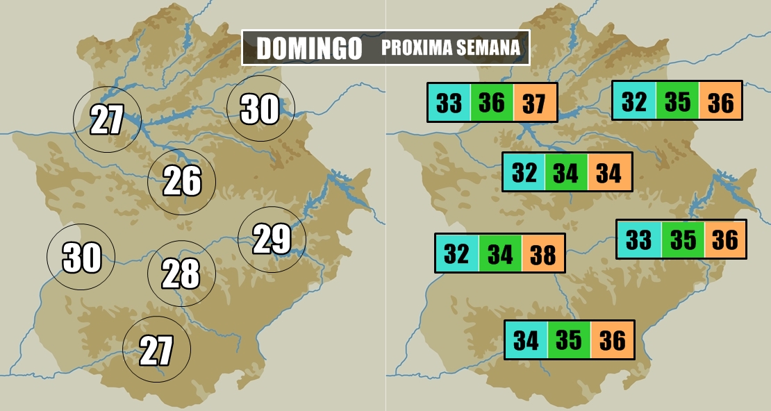 Domingo agradable, pero no se fíen, tendremos mucho calor la próxima semana