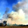 Incendio forestal activo en Alvarado (Badajoz)