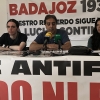 ‘Ni olvido, ni perdón’ en las jornadas por el aniversario de la matanza de Badajoz