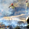 Incendio activo en Valdebótoa (Badajoz)