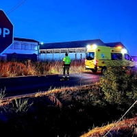 Un hombre de 59 años herido grave tras un accidente de moto en Montijo