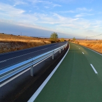 Mejorada la seguridad en la carretera CC-100 que une Casar de Cáceres y Arroyo de la Luz