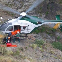 Rescatan a un senderista herido tras sufrir una caída en el &#39;Barranco Los Papúos&#39; en Jerte