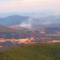 Bomberos del SEPEI y Forestales actúan conjuntamente en un incendio en la provincia de Cáceres