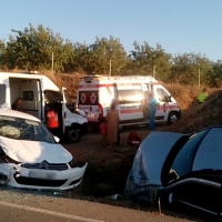 Dos heridos en un accidente en la BA-022