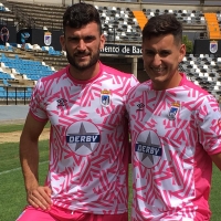 Caballero y Vázquez deseando empezar la liga con el CD. Badajoz