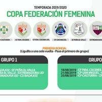 Ya se conoce los grupos de la Copa Federación femenina