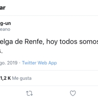 El tweet que compara la huelga de Renfe con el día a día del tren extremeño