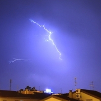 Extremadura contabiliza casi 500 rayos a primera hora de la mañana