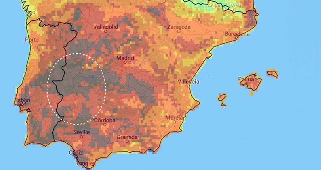 Continúa el riesgo alto de incendios en Extremadura