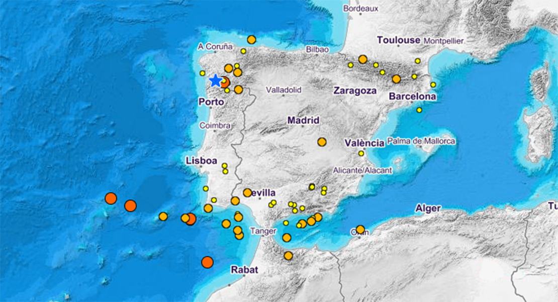 Registrados varios temblores cercanos a la comunidad extremeña