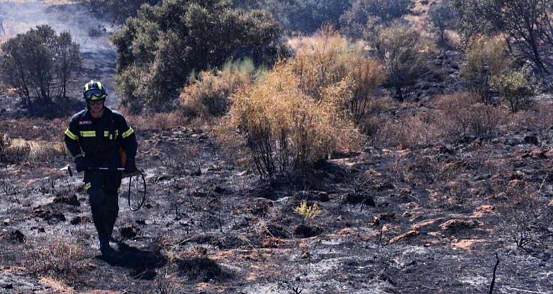 Incendio forestal Nivel 1 en Calzadilla de los Barros (BA)