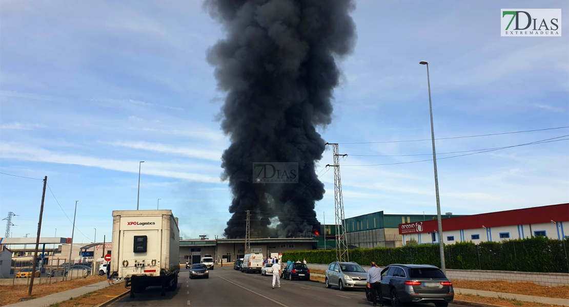 Imágenes del grave incendio en la Panificadora