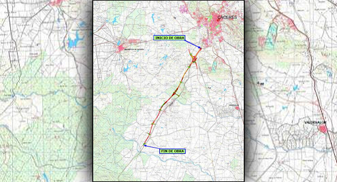 Aprobado el expediente de información pública de la autovía Cáceres-Badajoz