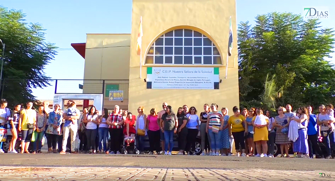 El colegio Ntra. Sra. de la Soledad de Badajoz sin profesores suficientes para sus alumnos