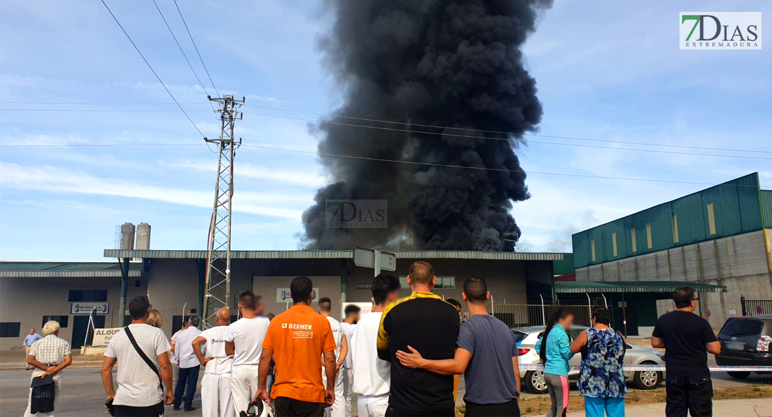 Imágenes del grave incendio en la Panificadora