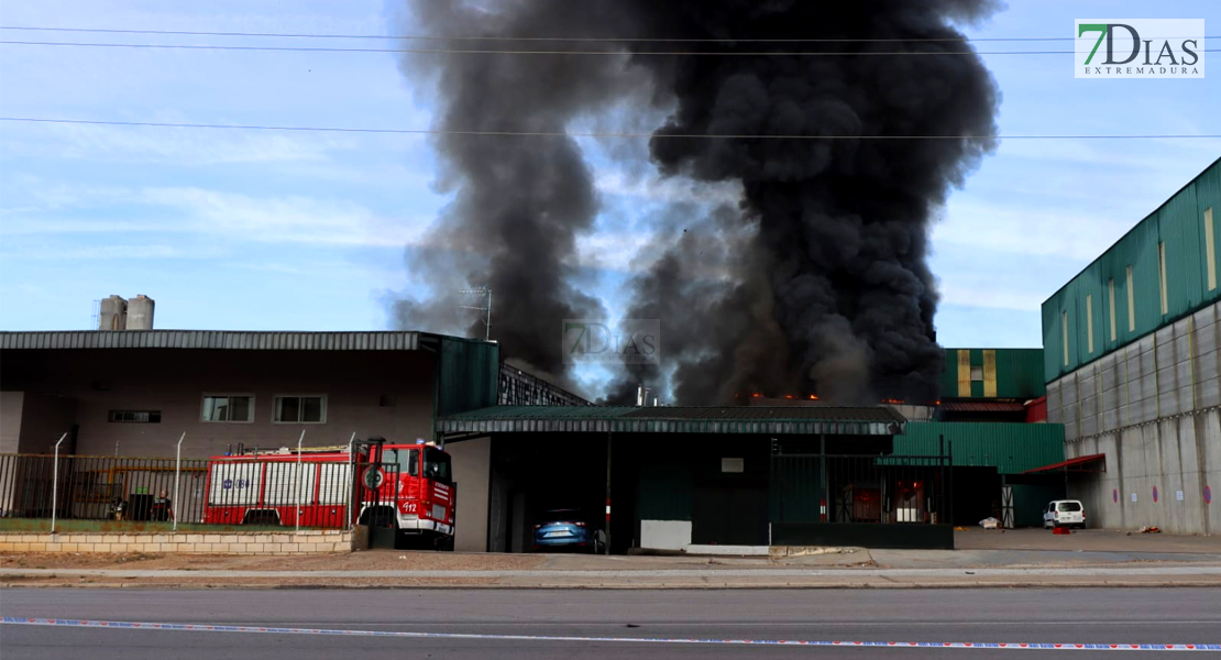 Imágenes del grave incendio en la Panificadora