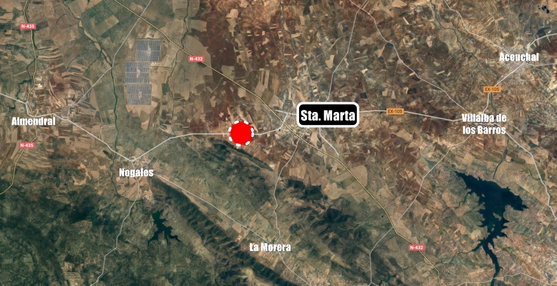 Un joven herido grave por accidente en la EX-105