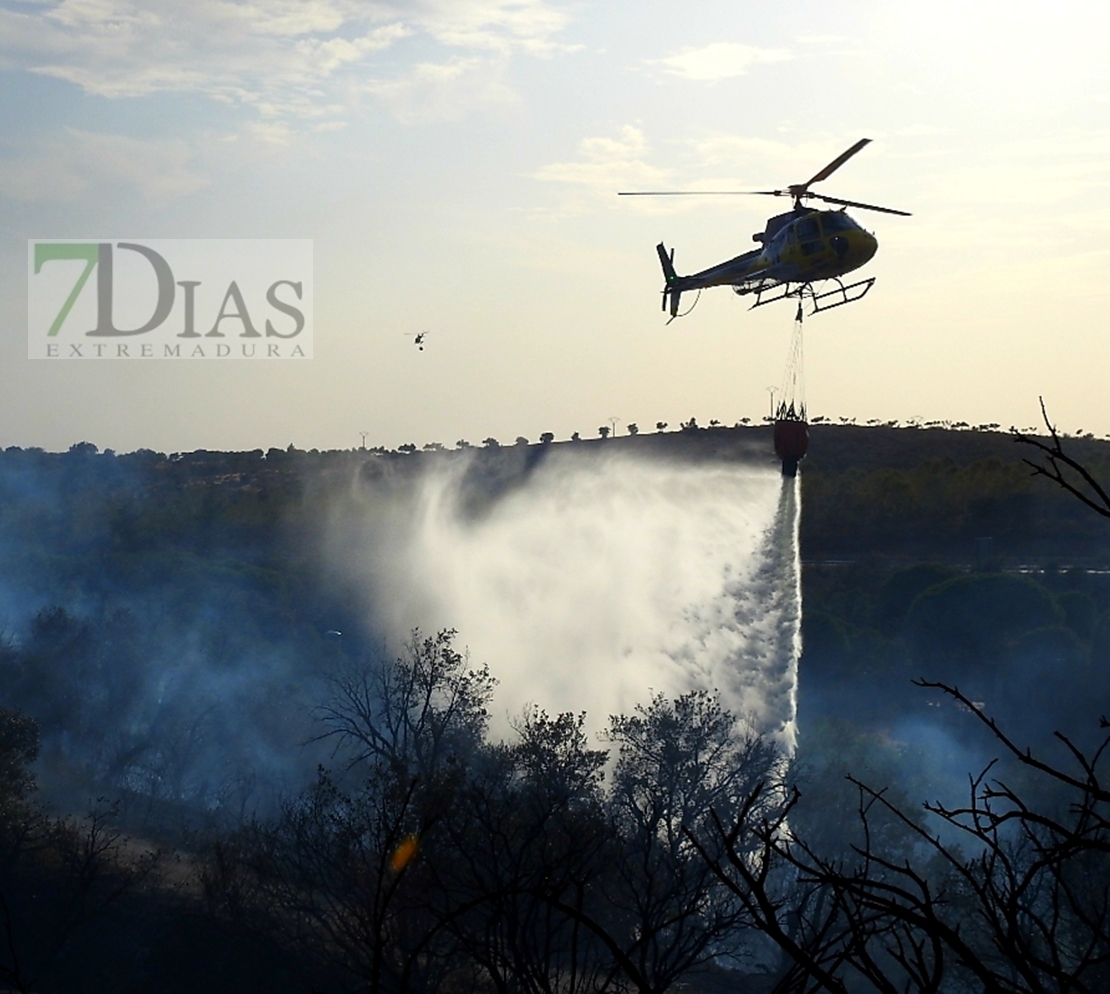 Imágenes del incendio de Alcuéscar (CC)