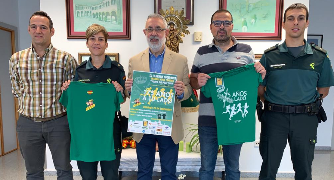 La Guardia Civil de Cáceres utiliza el deporte como vehículo de la solidaridad