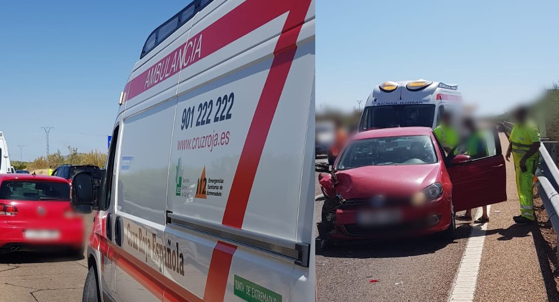 Accidente múltiple con un herido en la A-66