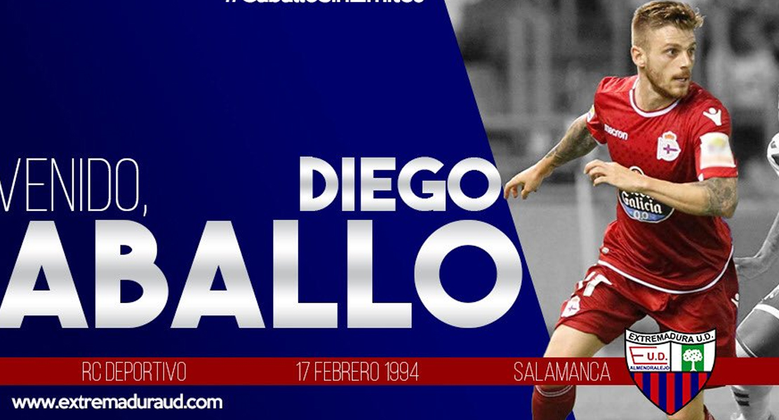El Extremadura UD cierra su plantilla con Diego Caballo