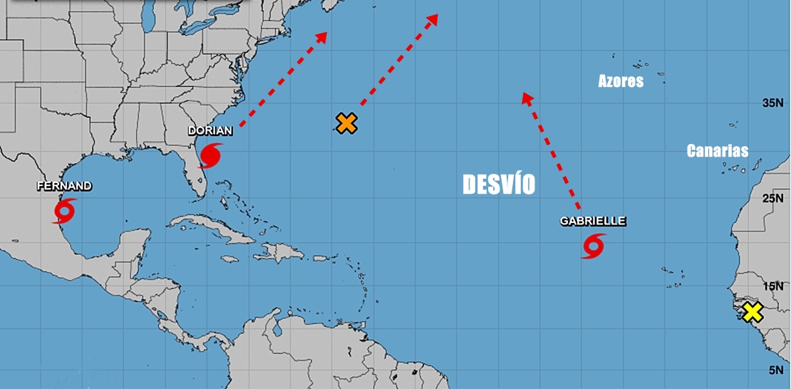 Gran actividad de huracanes en el Atlántico