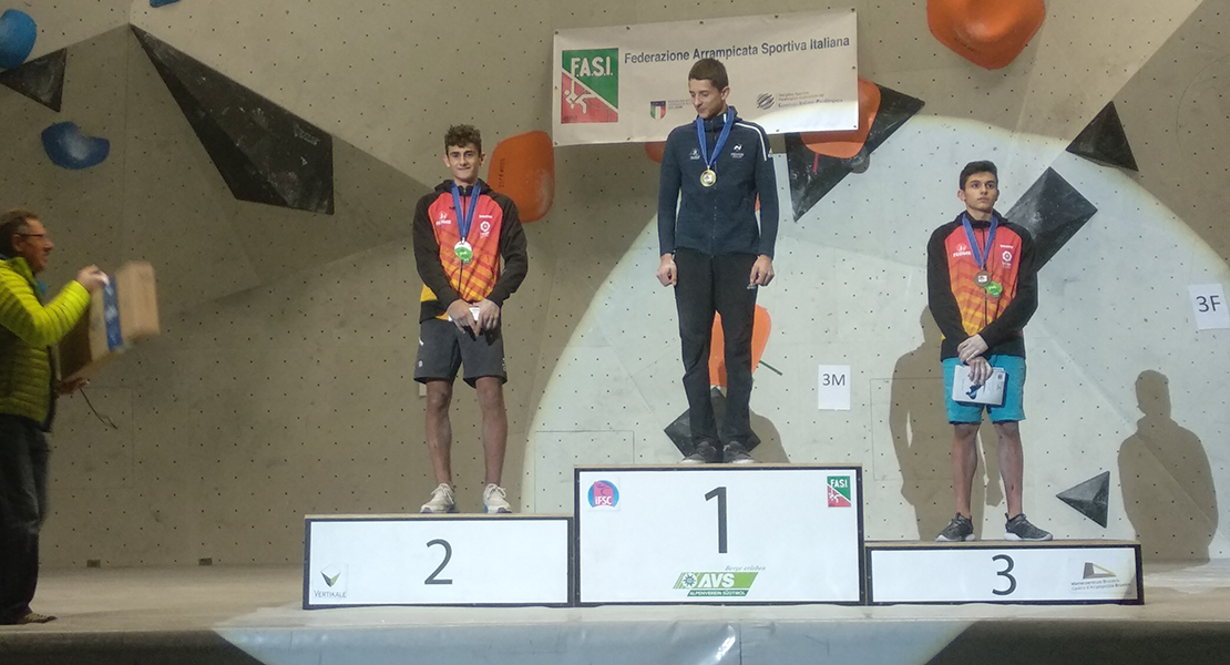 El extremeño Alberto Ginés consigue el bronce en el Europeo Juvenil de Boulder
