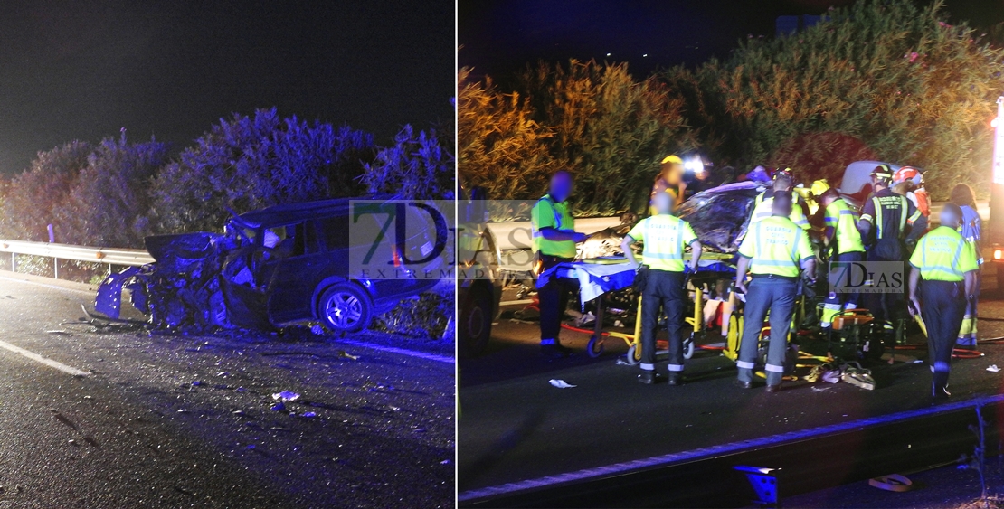 Muere un conductor kamikaze entre Badajoz y Mérida