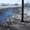 Imágenes del incendio en la Nacional 432 (Badajoz)