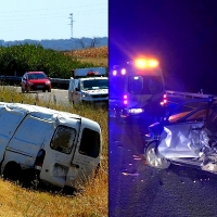 Un fallecido y ocho heridos en las carreteras extremeñas este fin de semana