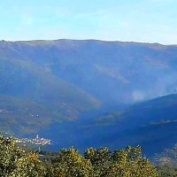 Un nuevo incendio forestal en La Vera afecta a Garganta la Olla