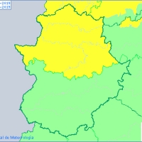Extremadura en alerta amarilla por lluvias y tormentas en la provincia de Cáceres