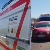 Accidente múltiple con un herido en la A-66