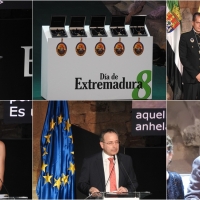 Imágenes del acto de entrega de las Medallas de Extremadura 2019