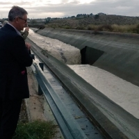 Las intensas lluvias rompen parte del trasvase Tajo-Segura