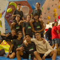 Gran actuación de los extremeños en la Copa de España de escalada deportiva