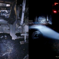 Los bomberos sofocan un incendio en un tractor y su remolque en Alburquerque