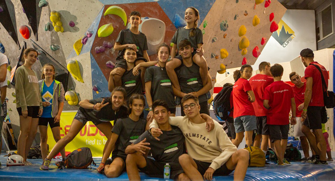 Gran actuación de los extremeños en la Copa de España de escalada deportiva