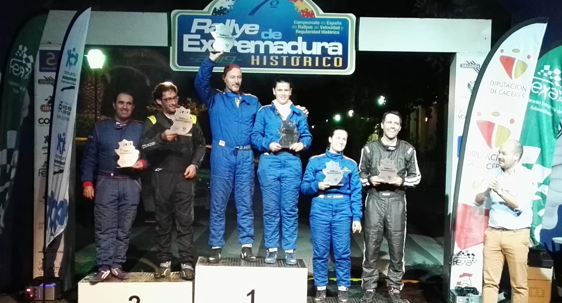 Mordillo y Hernández triunfan en el Rallye de Extremadura Histórico