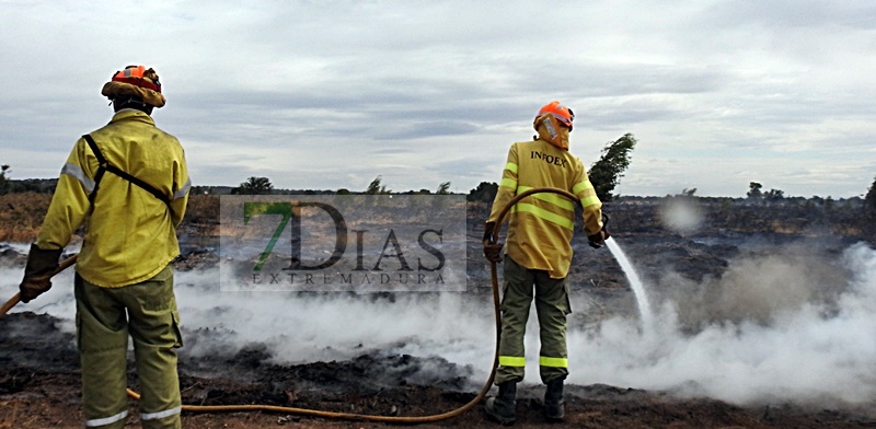 Los vecinos del COI sorprendidos por un nuevo incendio frente a sus casas