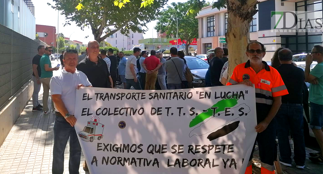 Los trabajadores de Ambulancias Tenorio inician el lunes los paros en Cáceres