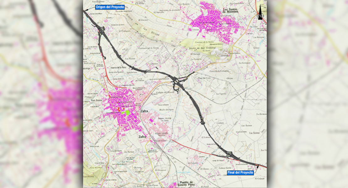 Aprueban la construcción de la variante de Zafra en la carretera N-432