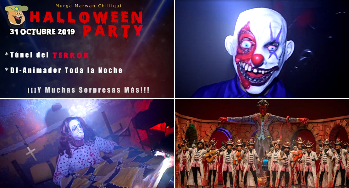 Vive Halloween 2019 con la murga Marwan Chilliqui, este año en una nueva ubicación