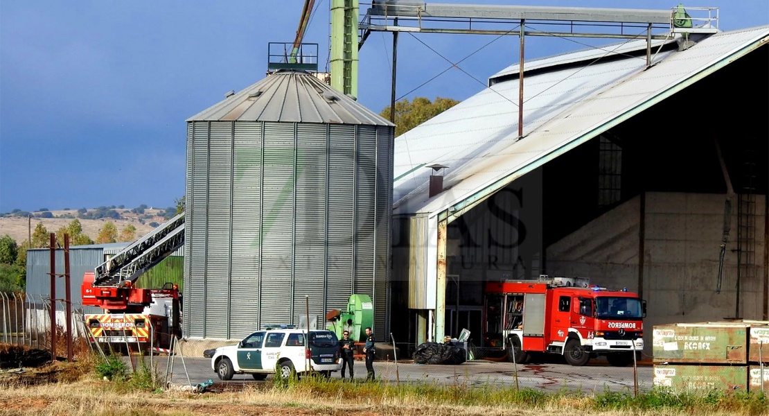 Nuevo incendio en la Cooperativa Agrícola de Gévora